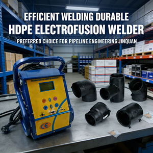 Máquina de Soldadura por Electrofusión de Control Digital Jinquan para Accesorios de Tubería de HDPE DN200 DN315 DN500 para Uso en Construcción y Agricultura - Product Image 1