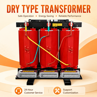 Transformateur sec triphasé personnalisable en résine époxy 10 kV 380 V pour distribution d'énergie