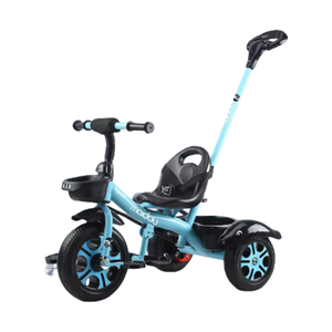 Tricycle portable pour enfants à <span class=keywords><strong>3</strong></span> <span class=keywords><strong>roues</strong></span>, vélo à pousser très populaire pour les tout-petits de <span class=keywords><strong>2</strong></span> à 4 ans, idéal pour les jeux en extérieur - Product Image 2
