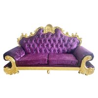 Chaise Trône à Dossier Haut pour Hôtels 5 Étoiles, Vente Événementielle, Chaises Royales Modernes en Plastique Transparent pour Mariages, Chaises de Roi et de Reine
