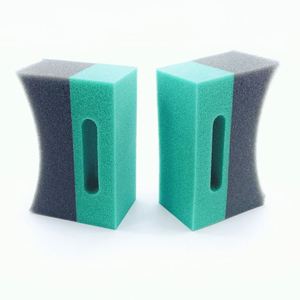 Éponge applicatrice de haute qualité en <span class=keywords><strong>polyuréthane</strong></span> haute densité pour le nettoyage des pneus de voiture, la cire et le revêtement céramique - Product Image 1