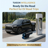 Nouvel adaptateur de charge NACS vers CCS1 pour véhicule électrique, convertisseur rapide DC 1000V 500A, indice de protection IP67, compatible Rivian pour Hyundai EV