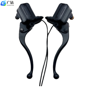 Bomba de Freno de Disco Hidráulica para Motocicleta y Scooter Eléctrico de <span class=keywords><strong>7</strong></span>/8'', Caliper de Freno Universal de Aluminio Negro GUANGZUAN para Triciclo - Product Image 6