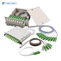 Boîtier de distribution de fibre optique multi-cœurs OEM ABS+PP ODF 8/24 cœurs SC UPC/APC extérieur FTTH FTTB FTTX GPRS Télécom Garantie 10 ans