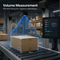 Sensor Visi 3D X-D500 untuk Pemantauan Keamanan Infrastruktur Perlindungan Perimeter Sensor Optik LiDAR Pintar 8m