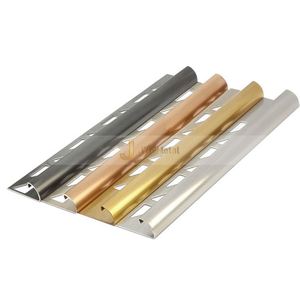 LL294 Acier inoxydable 304, profilé décoratif pour carrelage mural ou de sol, accessoire d'angle, profilé courbé pour carrelage - Product Image 4