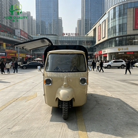 Tricycle alimentaire électrique personnalisé de haute qualité avec un grand espace de rangement pour les ventes en extérieur