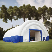 Dôme gonflable sur mesure de grande taille pour la publicité, tente d'entrepôt gonflable pour le stockage, hangar