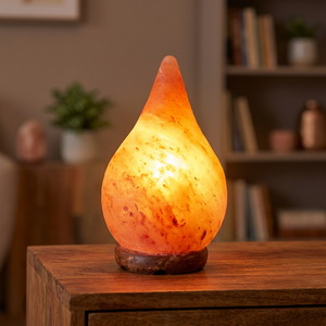 Lámpara de Sal Rosa del Himalaya 100% Pura, Calidad Premium de Exportación, Base de Madera, Mini Lámpara USB de Alta Calidad, Ecológica, Feng Shui - Product Image 1