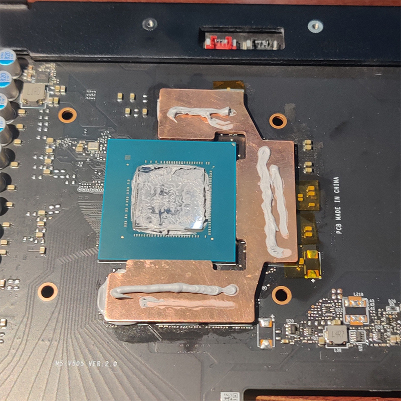 GPU VRAM ヒートシンク 銅製 グラフィックカード メモリ RTX 3060 3070