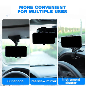 Универсальный Автомобильный держатель для телефона крепление на 360 градусов вращение приборной панели держатель телефона для iPhone Samsung Google - Product Image 6