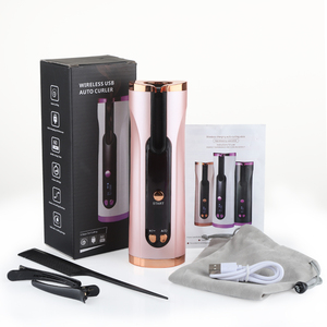 Portable Usb <strong>Cordless</strong> <strong>Automatic</strong> Hair <strong>Curler</strong> Rechargeable Air Display Temperature Ceramic <strong>Cordless</strong> Hair <strong>Curler</strong> - Product Image 5