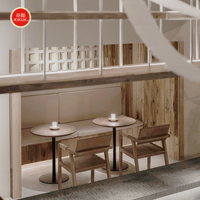 Meilleures ventes : Ensemble de mobilier de restaurant de style moderne pour hôtels, cafés, bars et zones de repos, comprenant table de salle à manger, chaise, canapé et banquette combinée