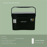 Nevera Portátil Moderna de 22L para Auto, Resistente a Caídas, Aislada Térmicamente, para Camping, Pesca, Grado Alimenticio, Resistente a la Oxidación