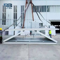 Vente chaude Maison modulaire préfabriquée pliable de haute qualité 20 pieds Z Maison de conteneur préfabriquée pliable de type Tiny