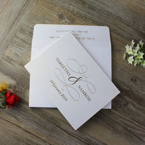 أكريليك شفاف فاخر مع غطاء ألواح صلبة بطاقات دعوة عيد ميلاد مخصصة بطاقات RSVP - Product Image 3