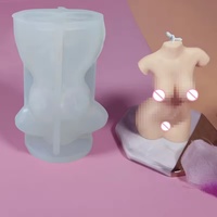 Venta Directa de Fábrica, Moldes de Silicona Personalizados para Velas con Forma de Torso Femenino, Estilo Sexy y Lujoso, para Hacer Velas