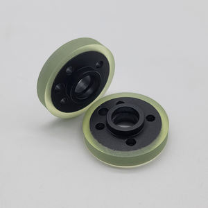 Los rodillos recubiertos de goma de grado industrial resistentes al desgaste y a los impactos son adecuados para equipos de logística y almacenamiento - Product Image 4