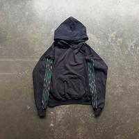 Conjunto de Sudadera con Capucha y Pantalón de Felpa Francesa de 500 g/m², Diseño Oversize, Sin Impuestos en EE. UU., Fabricante de Ropa Deportiva