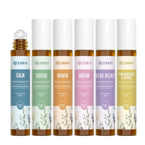 Set de Mezclas de Aceites Esenciales Naturales <span class=keywords><strong>para</strong></span> Aromaterapia, Roll-on Relajante <span class=keywords><strong>para</strong></span> Dormir, Alivio de Dolores de Cabeza y Estrés, Aceite en Roll-on <span class=keywords><strong>para</strong></span> Masajes Corporales, Piel y Hogar - Product Image 1