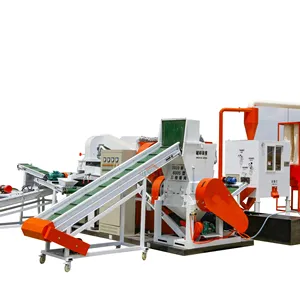 Máquina de reciclagem e triturador de fio de cobre, granulador profissional BSGH de preço de venda direto, super cabo, para granulado puro, 2024