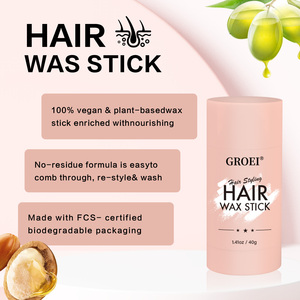 Hot Bán Mạnh Mẽ Giữ Cạnh Điều Khiển Tóc Sáp Stick Bán Buôn Nhãn Hiệu Riêng Kết Thúc Tóc Sáp Dưỡng Thanh Mousses Bọt Sản Phẩm - Product Image 6