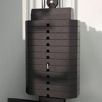 Machine de musculation multifonctionnelle Smith avec cage de puissance et support à squats, système de guidage de barre pour l'entraînement complet du corps