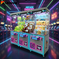 Machine à griffes d'arcade pour peluches, distributeur de petits cadeaux individuels, à monnayeur, version anglaise