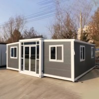 Maison conteneur extensible polyvalente de 20 pieds pour retraite de vacances en pleine campagne