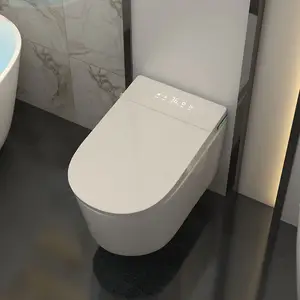 SONSILL bagno inteligente a parete tankless telecomando elettrico automatico sciacquone bidet un pezzo appeso a parete WC intelligente