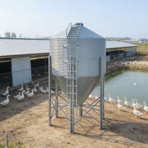 Farm Equipment Feed Storage <strong>Bin</strong> Corn, Wheat, Soybean Storage Galvanized Steel Grain <strong>Bin</strong> Silo - Product Image 6