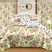 Ensemble de literie en microfibre brossée de style africain personnalisé, trois pièces, drap de lit, housse de couette