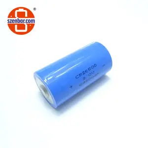 快速交货 3.0 V 500 mAh 锂电池用于工业仪表 CR26500