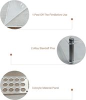 Présentoir à gloss transparent en acrylique, support de rangement de bureau pour cosmétiques et rouges à lèvres, organisateur de comptoir pour salon de maquillage