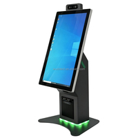 Kiosque mural à écran tactile 21 pouces, terminal de commande en libre-service Android, processeur RK3576, machine de paiement pour restaurant, complet
