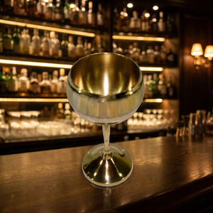 Solid Brass <b>Goblet</b> With Mother of Pearl - Product Image 3
