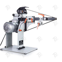 Machine à poncer à bande abrasive manuelle, équipement de finition de polissage de surface pour barre plate en acier inoxydable