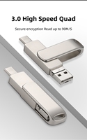Clé USB 4-en-1 à prix d'usine pour ordinateur Android, tablette, clé USB OTG