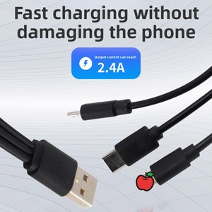 <span class=keywords><strong>Cable</strong></span> Divisor USB a 3 Tipo-<span class=keywords><strong>C</strong></span> de 20 cm, PVC, 3 en 1, Carga Rápida y Sincronización de Datos, <span class=keywords><strong>Cable</strong></span> USB Tipo-<span class=keywords><strong>C</strong></span> 3 en 1 - Product Image 2
