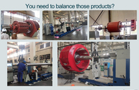 Meilleur prix Machine d'équilibrage dynamique de haute qualité pour grandes souffleuses à rotor Roues centrifuges Poids maximum 10 tonnes 220V 1 an