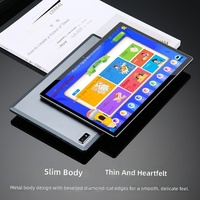 Tablet PC Edukasi Baru 10-inci Android Wi-Fi dengan Prosesor 1.66GHz Bezel Tipis Panggilan 4G Gaming Layar Definisi Tinggi