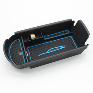 Car Organizer Center <b>Console</b> Storage Box <b>Black</b> Plastic 4-7 Compartments Modern Style For Toyota CHR Interior Modification - Product Image 1