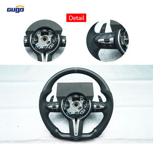 <span class=keywords><strong>Volant</strong></span> GUGO M5 F10 M1 M2 pour <span class=keywords><strong>BMW</strong></span> 2015 en fibre de carbone et cuir pleine fleur G80 M3 G82 M4 X3 X4 X5 X6 G20 - Product Image 4