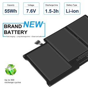 Batería para portátil A1405 A1496 para MacBook Air de 13 pulgadas A1466, batería de repuesto de 7200 mAh, CE RoHS, alta calidad, venta al por mayor - Product Image 3