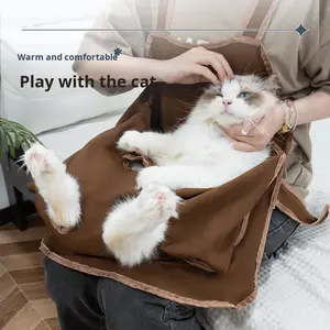 ملابس العناية بالحيوانات الأليفة بنمط صيفي غير رسمي بنمط ثابت ومآزر للأقدام مضادة للالتصاق ومآزر للقطط والكلاب خاصة بالحيوانات الأليفة - Product Image 3