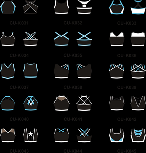 Çocuk rahat Cheer dans uygulama takım ruhu ile Spandex yapılmış kızlar için düşük adedi amigo kostümleri giymek - Product Image 4