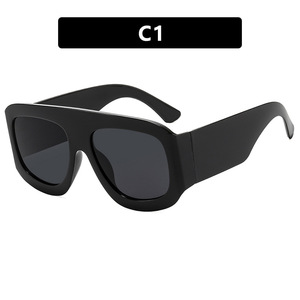 Gafas de Sol de Moda Personalizadas de Alta Calidad para Mujer, Estilo Hip Hop, Protección UV400, Montura Completa de PC, Ligeras, Color Verde/Rosa, para Exteriores - Product Image 5