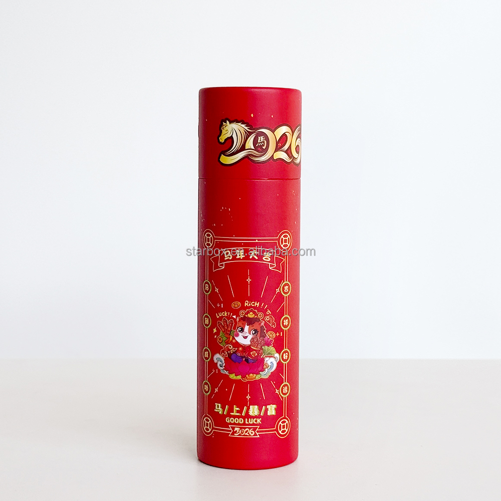 Guangzhou Factory Eco-friendly Recycled Material Essential Oil Candle Aroma Paper Tube Packaging for Craft Use Customizable