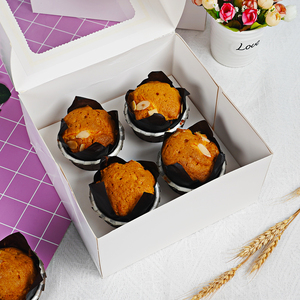 Kraft papier Cupcake Boxen Cupcakes Benutzer definierte Verpackung Luxus Cupcake Boxen - Product Image 2