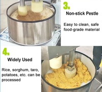 Nian Gao professionnel faisant l'équipement automatique 100 kg/h Mochi pâte Machine riz gâteau martelant la Machine